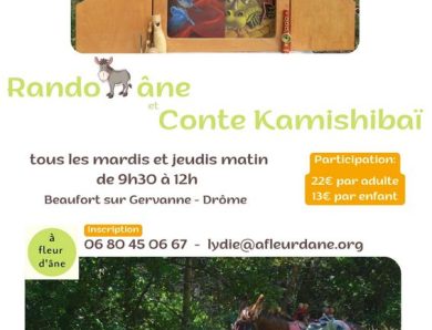 Randoâne et Conte Kamishibaï en Drôme au pied du Vercors – Juillet/Août