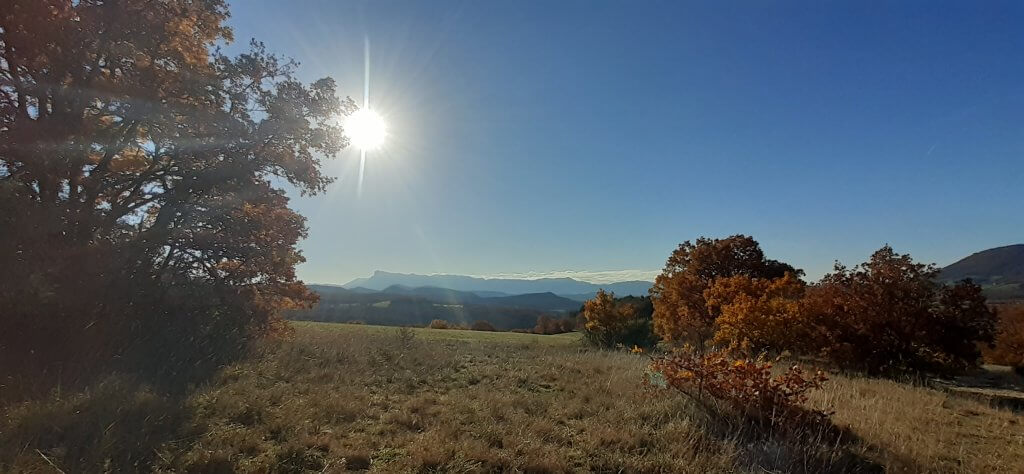 panorama sur le GR9 - A fleur d'âne