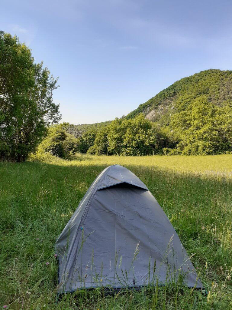 bivouac en nature - A fleur d'âne