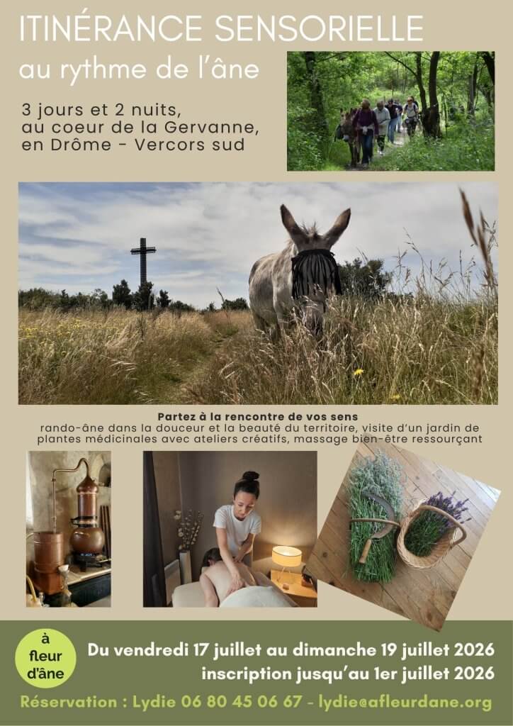 randoâne itinérante dans le Vercors - à fleur d'âne