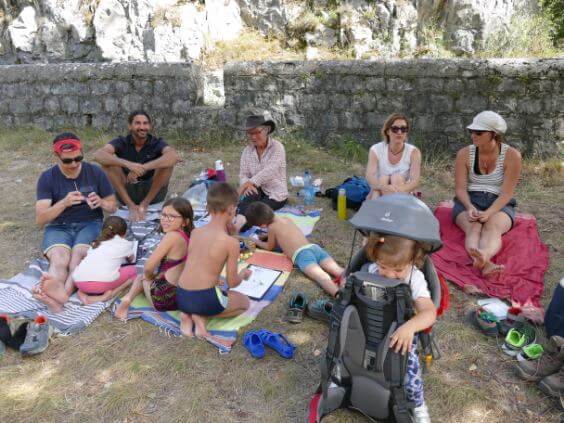 un après-midi au bord de la rivière en randoâne - à fleur d'âne